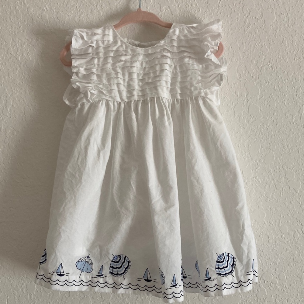 Sweet sailor Janie & Jack dress with bloomers